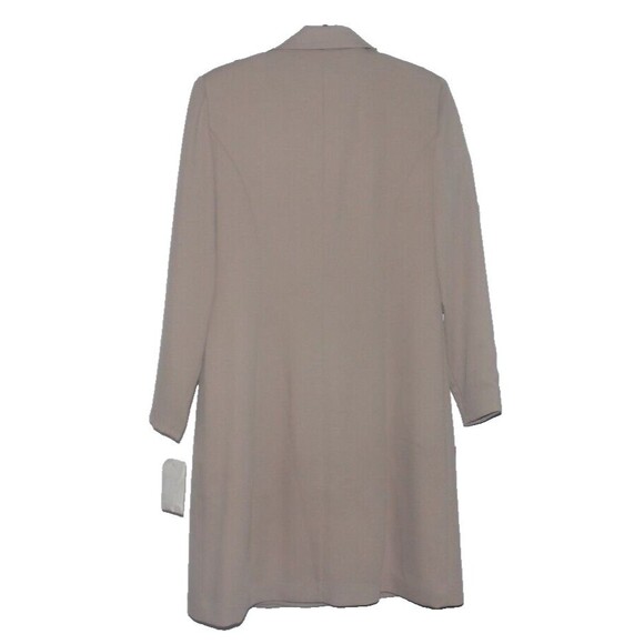 Jupe Vintage SAKS FIFTH AVENUE - Beige Clair - 100% Soie - Plissée Sous Le Genou - Taille 8